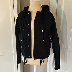 H&M black utility jacket